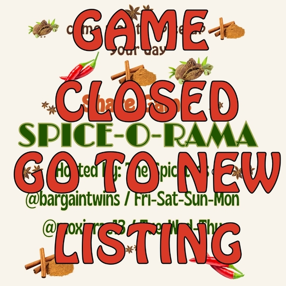 GAME #8🌶️TGIF🌶️ SEE @BARGAINTWINS FOR 2DAY'S SPRINKLE OF FRESH SPICES🌶️🌶️ - Picture 11 of 12